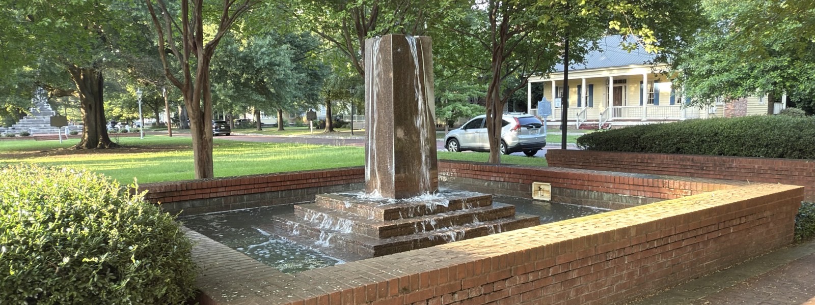 The fountain on Broadway in Columbus, Georgia