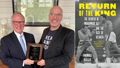 Georgia Historical Society Honors Dr. Thomas Aiello with 2026 Bell Award for the Best Book on Georgia History