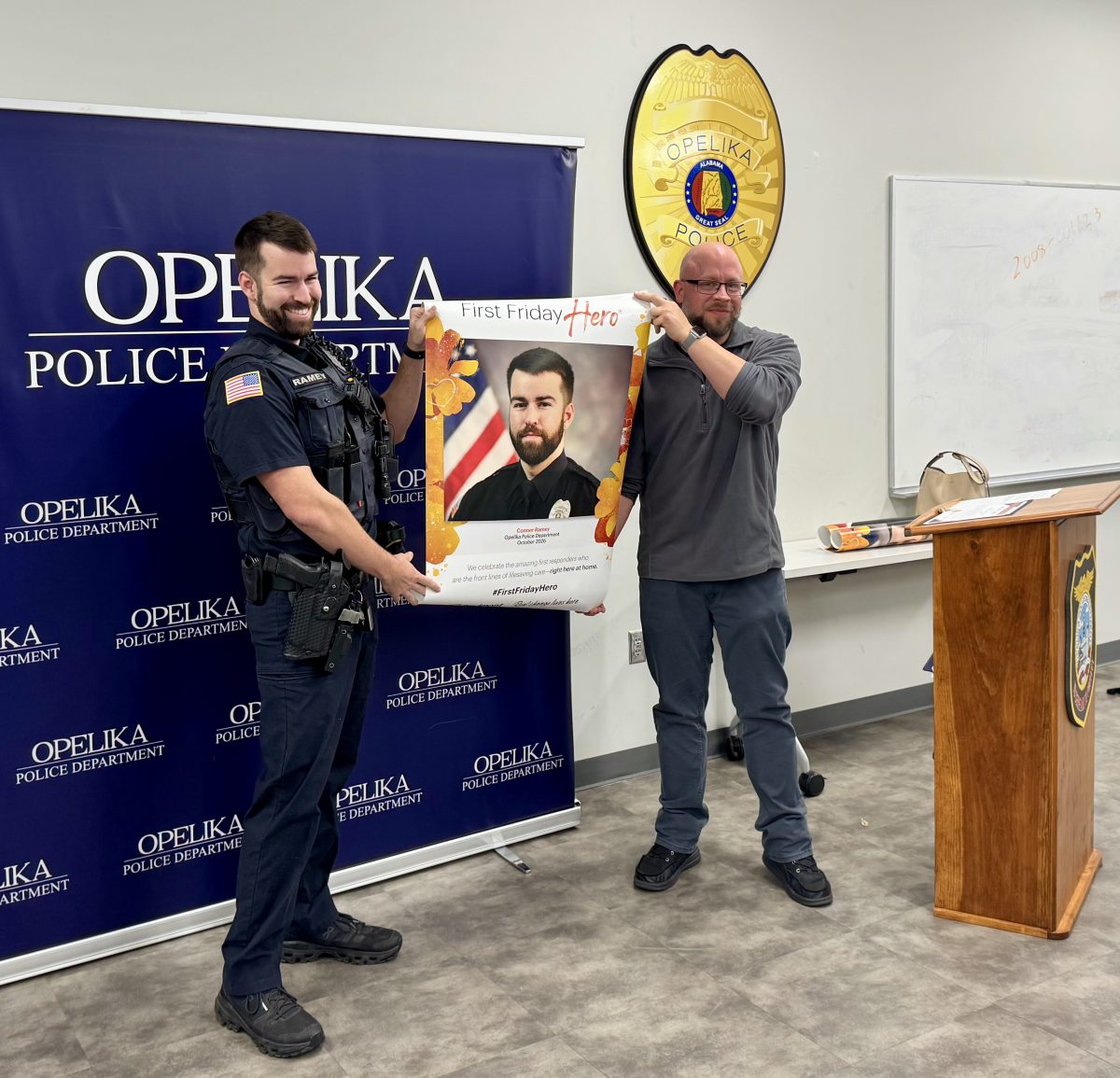 Opelika Police Officer Named First Friday Hero for Saving Man Having a Heart Attack