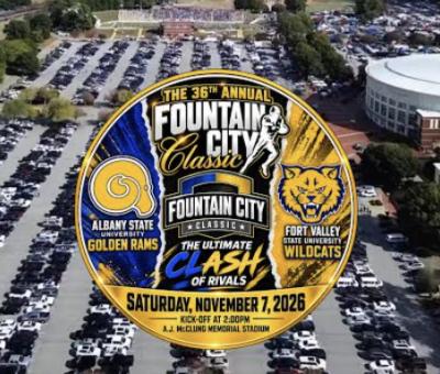 Fountain City Classic 2026 Fort Valley State and Albany State Renew Their Rivalry Nov 7 in Columbus