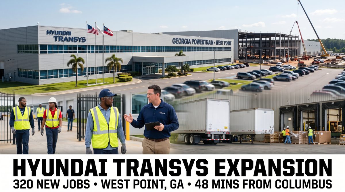 320 New Jobs Less Than an Hour From Columbus: Hyundai Transys Is Building a Third Plant in West Point