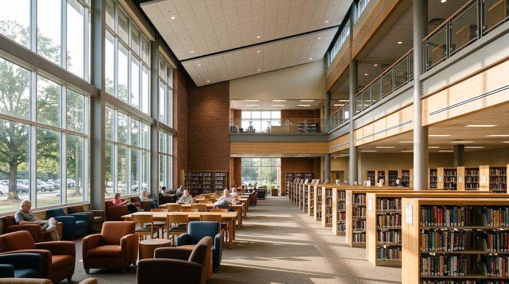 The Columbus Public Library on Macon Road is the only Columbus-area library open on Sundays.