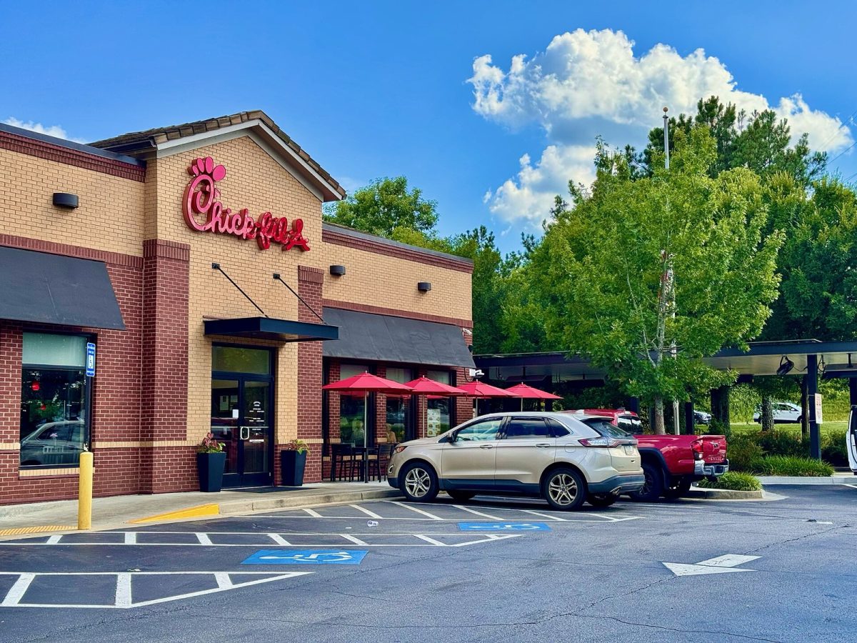 Chick-fil-A scored a perfect 100 on all 13 of its Columbus inspections since Jan. 1, 2025. Shown: a Chick-fil-A in Cornelia, Ga.