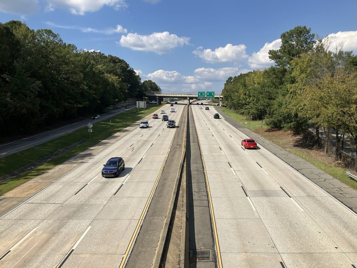 GDOT plans two roundabouts and a taller bridge where County Line Road crosses Manchester Expressway in north Columbus. Shown: Interstate 185 in Columbus.