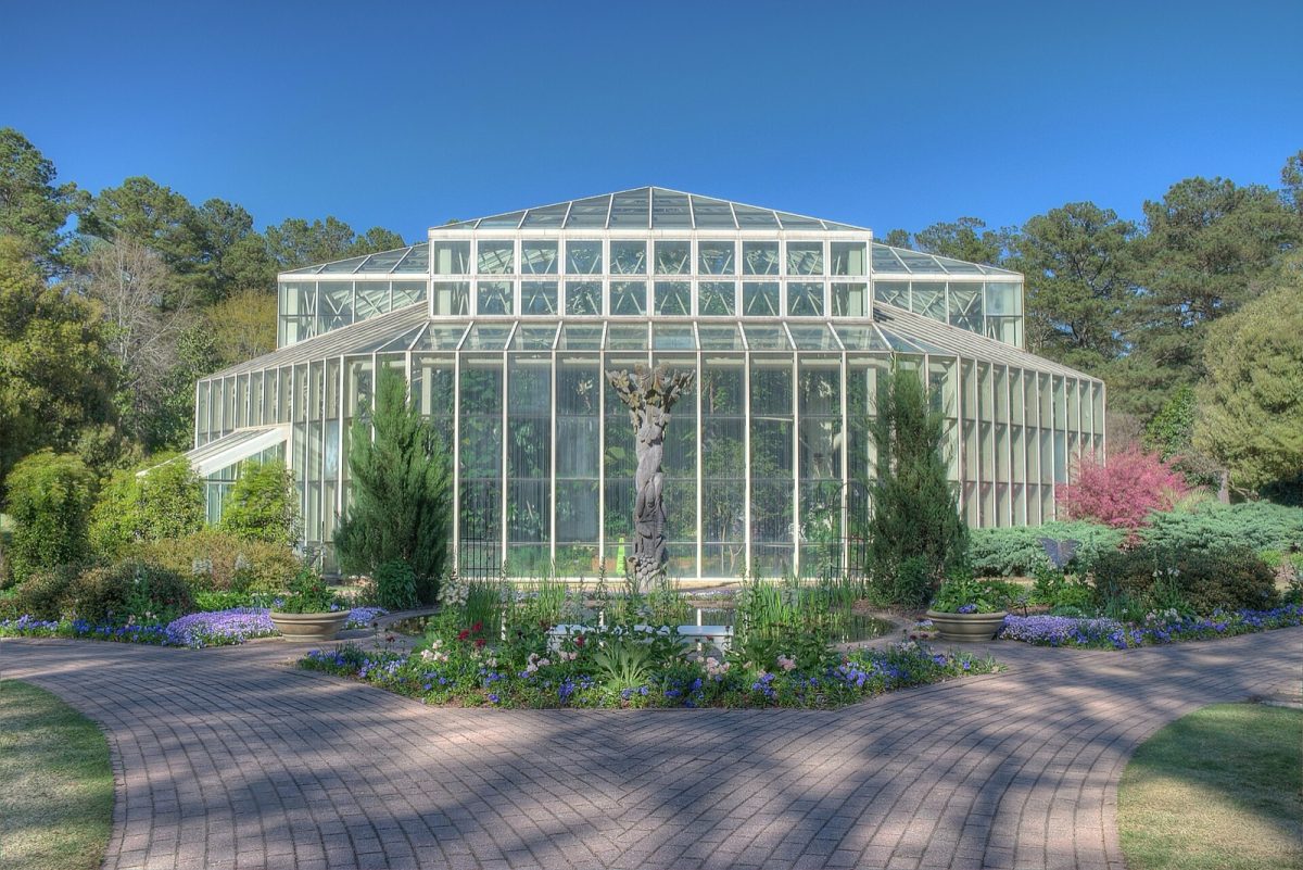 The Cecil B. Day Butterfly Center opened Sept. 25, 1988, and is kept at about 80 degrees and 74% humidity.