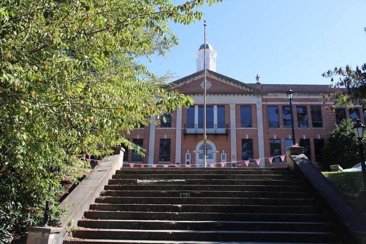 Columbus High School seen from the main road (file photo).