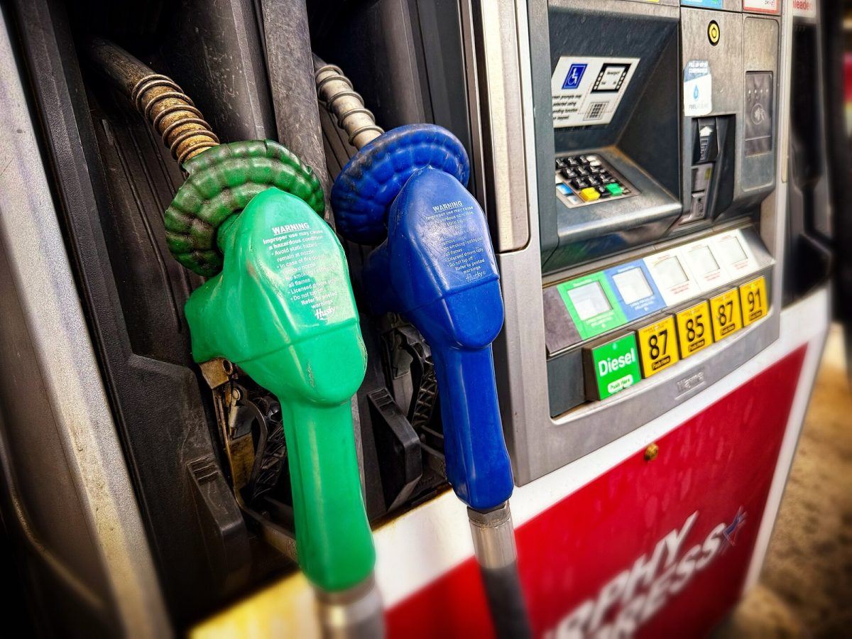 A diesel pump nozzle (file photo). Fuel prices are the trucking industry's top concern in ATRI's 2026 survey.