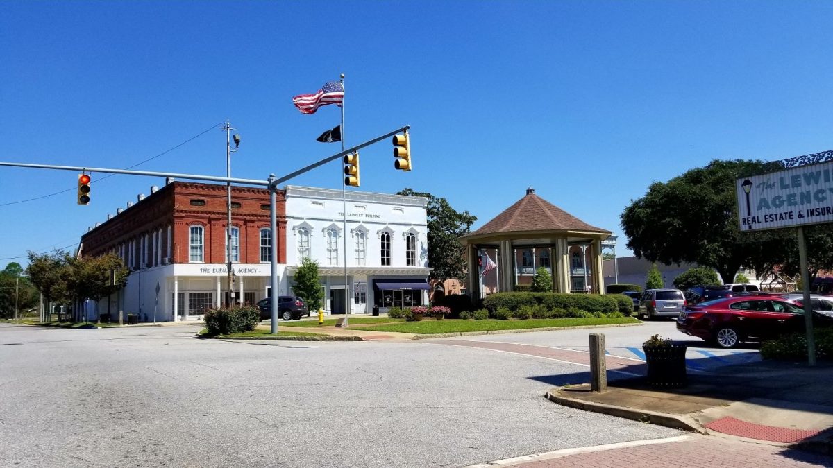 Businesses on East Broad Street in Eufaula in 2020.