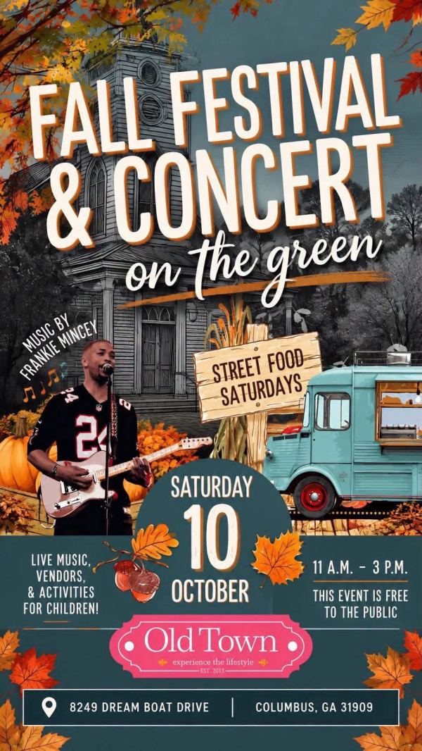 Flyer for Fall Festival & Concert