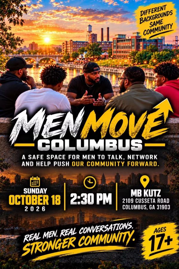 Flyer for Men Move Columbus