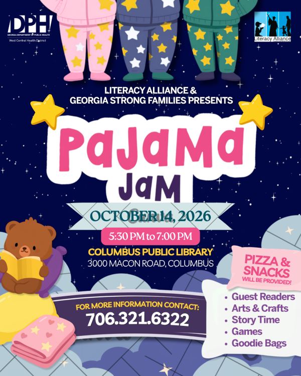 Flyer for Pajama Party