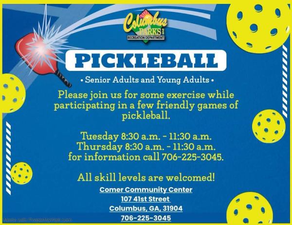 Flyer for PickleBall