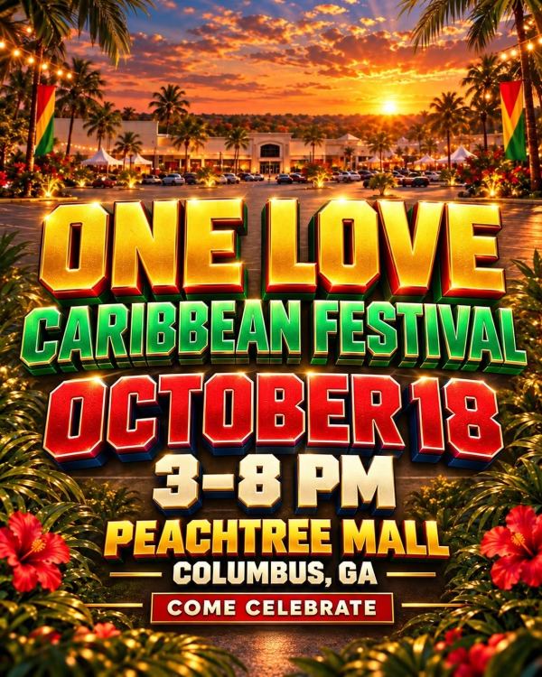 Flyer for One Love Carribbean Festival
