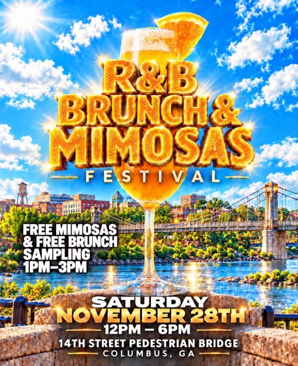 Flyer for R&B Brunch & Mimosas