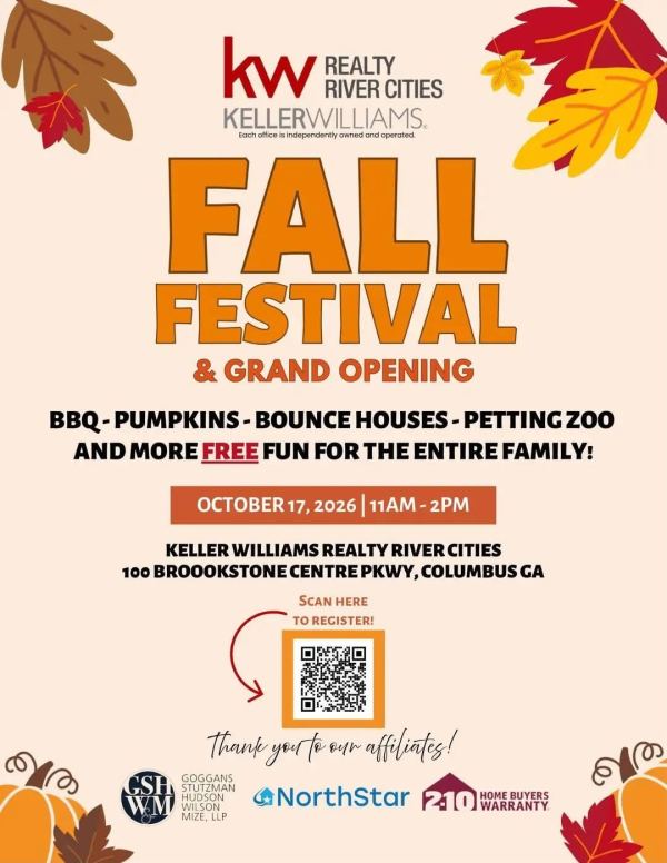 Flyer for Fall Festival & Grand Opening