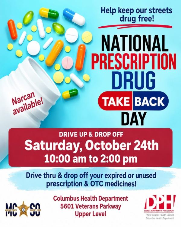 Flyer for National Prescription Drug Take Back Day
